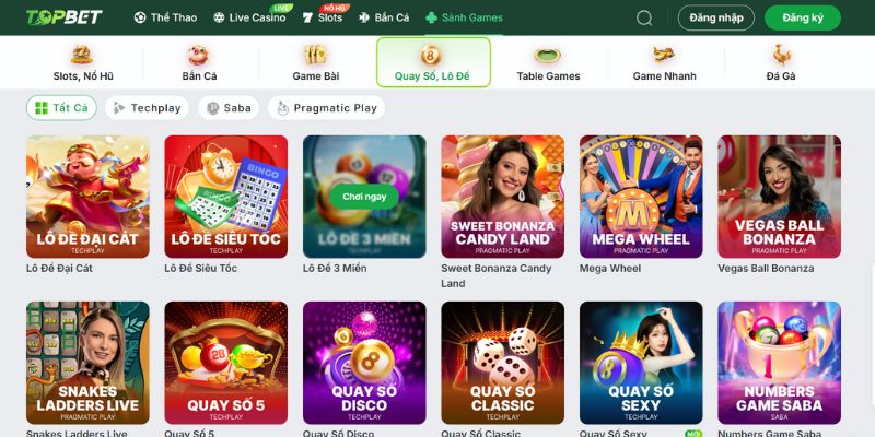 TOPBET - Nhà Cái Uy Tín Hàng Đầu Với Trải Nghiệm Đỉnh Cao 2 Khám phá thông tin về sảnh lô đề tại TOPBET